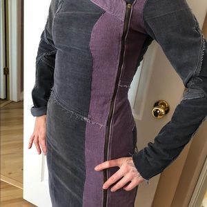 Very rare preloved courdoroy bodycon dress